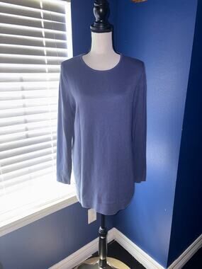 J.Jill Blue Knit Sweater – Size S – EUC